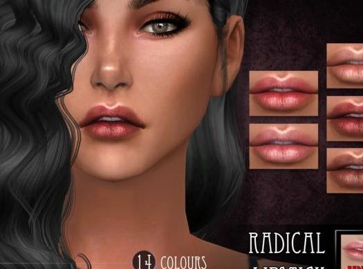 请问谁有免费使用的模拟人生4 Radical热情丰盈性感翘唇唇膏MOD?