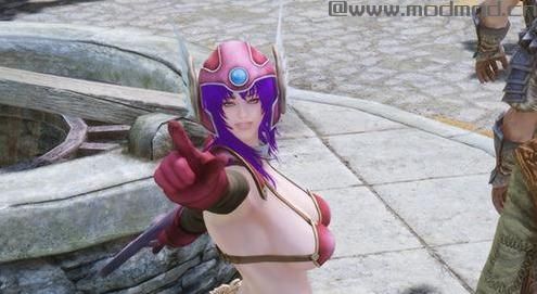 上古卷轴5 女战士玛蒂尔达独立随从MOD