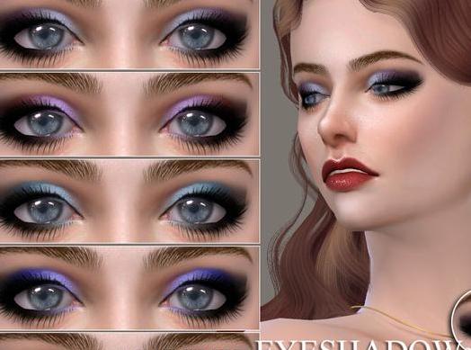 请问谁有免费使用的模拟人生4 S-Club201801女士妖艳深色系浓妆眼影MOD?