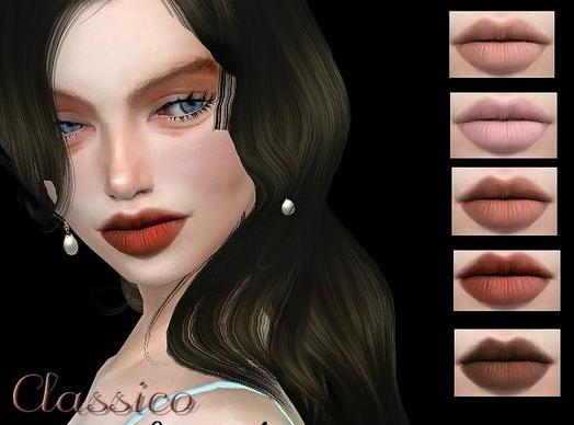 请问谁有免费使用的模拟人生4 v1.31女士传统无光暗色质感唇彩包MOD?