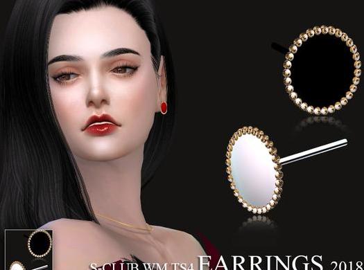 谁能给我模拟人生4 S-Club201801女士小镜子圆珠圈耳钉MODmod下载地址吗？