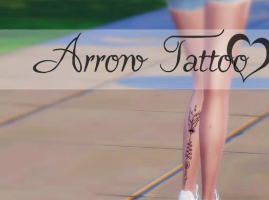 请问谁有免费使用的模拟人生4 v1.31小腿鱼骨羽毛箭头纹身MOD?