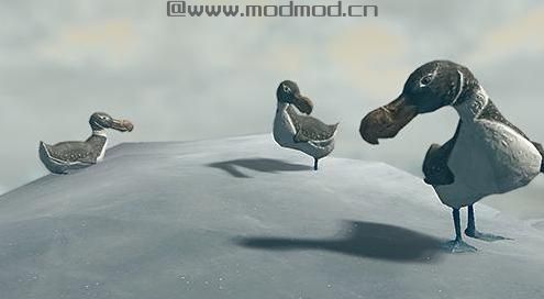 求上古卷轴5 古代潜水鸟生物MOD网盘！
