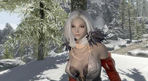 求上古卷轴5 凛冬法师伊芙琳熟女随从MOD网盘！