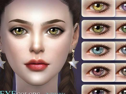 请问谁有免费使用的模拟人生4 S-Club201801清澈无比气势凌厉的眼睛MOD?