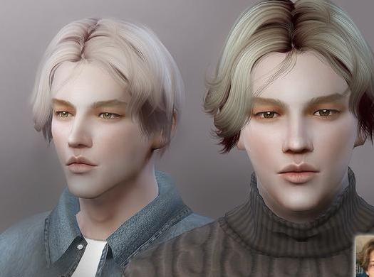 请问谁有免费下载的模拟人生4 WINGSOE0111男士欧美校园范中分微卷发型MOD?