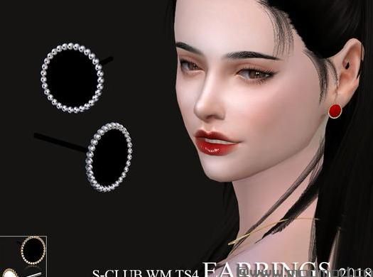 谁能给我模拟人生4 S-Club201801女士小镜子圆珠圈耳钉MODmod下载地址吗？