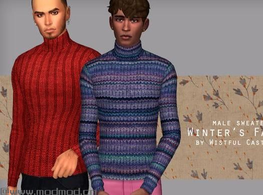 请问谁有免费下载的模拟人生4 男士深冬高领毛衣整合包MOD?