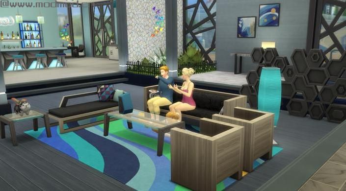 请问谁有免费下载的模拟人生4 v1.37现代风科技范7号阁楼房屋MOD?