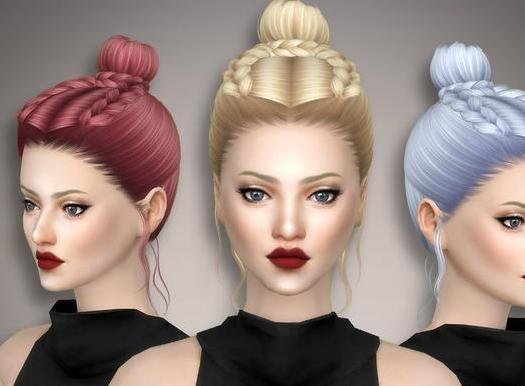 来分享模拟人生4 Enchanted麻花辫发尼姑丸子头MOD下载资源！