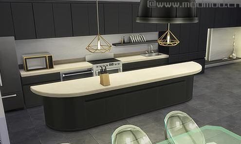 模拟人生4 v1.31后现代方形设计感实用小别墅MOD