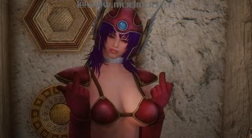 上古卷轴5 女战士玛蒂尔达独立随从MOD