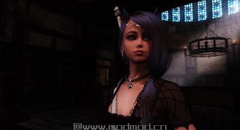 请问谁有免费使用的上古卷轴5 凯莉桐喵猫魅族随从MOD?