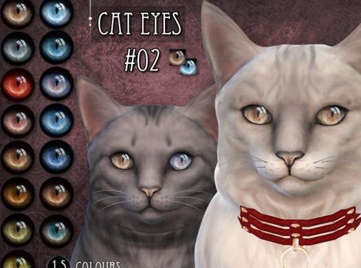 来分享模拟人生4 v1.37玻璃弹珠一样的猫咪眼睛MOD下载资源！