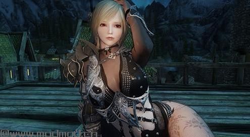 求上古卷轴5 日系短发性感愈疗师May梅独立随从MOD资源！
