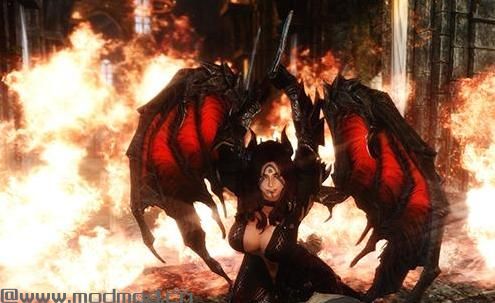 上古卷轴5：天际重制版 火辣性感女妖席亚娜同伴随从