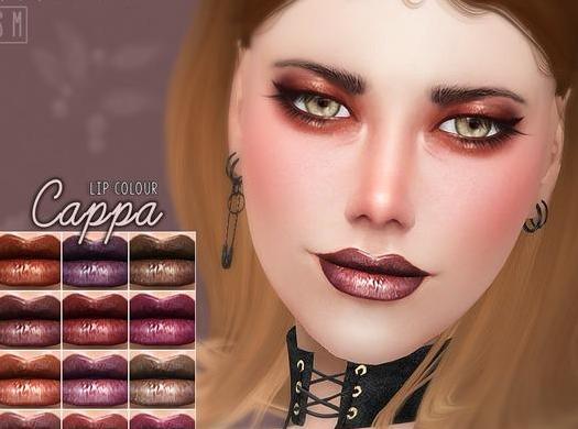 请问谁有免费下载的模拟人生4 Cappa粗犷厚实型深色唇彩MOD?