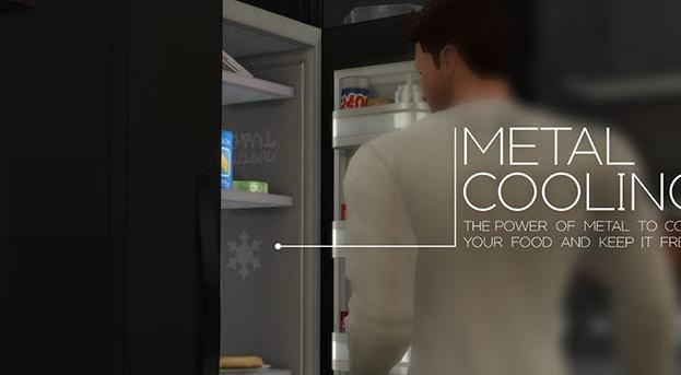 求模拟人生4 v1.38H&amp;B简约智能豪华双开门立式冰箱MOD网盘！