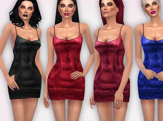 请问谁有免费下载的模拟人生4 女士夜店闪亮紧身迷你连衣裙MOD?