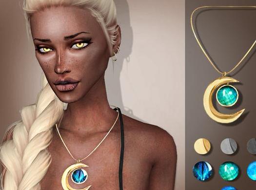 模拟人生4 女士月环宇宙宝石项链MOD