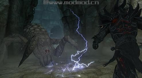 上古卷轴5 Arachnomorphs巨腿大蜘蛛生物MOD