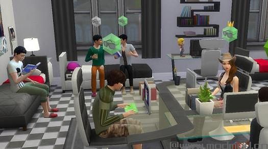 模拟人生4 考佩柏校区四人男生公寓MOD