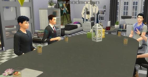 模拟人生4 考佩柏校区四人男生公寓MOD