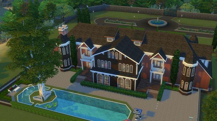 模拟人生4 v1.41虎斑湾超级豪宅模拟人生4mod