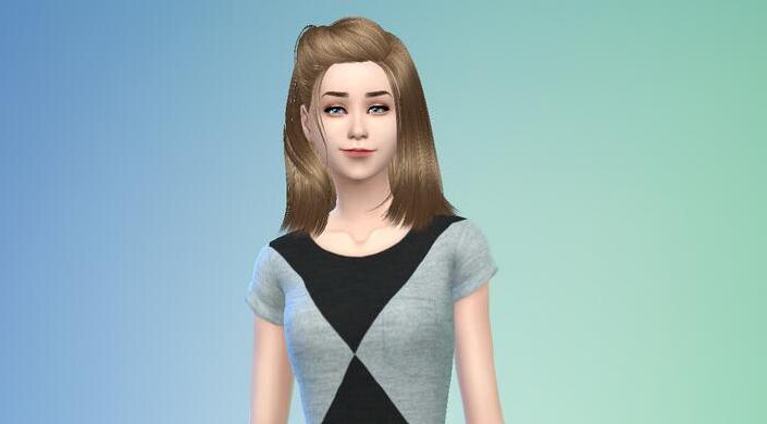 模拟人生4 英气可爱的小姐姐模拟人生4mod