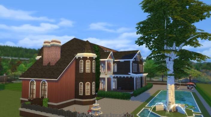 模拟人生4 v1.41虎斑湾超级豪宅模拟人生4mod