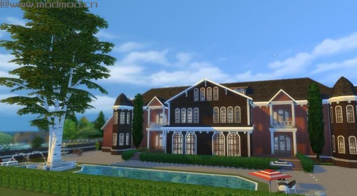 模拟人生4 v1.41虎斑湾超级豪宅模拟人生4mod