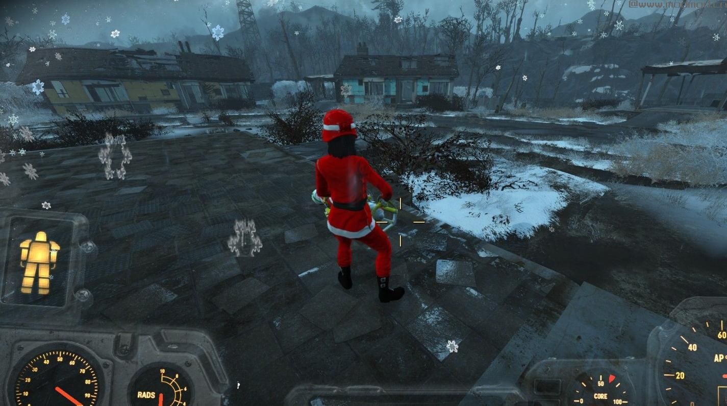辐射4MOD：迟来的废土圣诞 MOD 核冬天的仙境 废土的圣诞 废土圣诞大修~~~