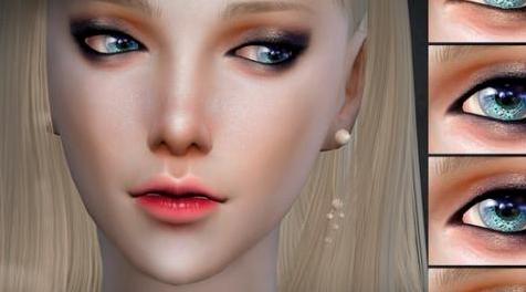 模拟人生4MOD：Bobur Eyeshadow 16-眼影