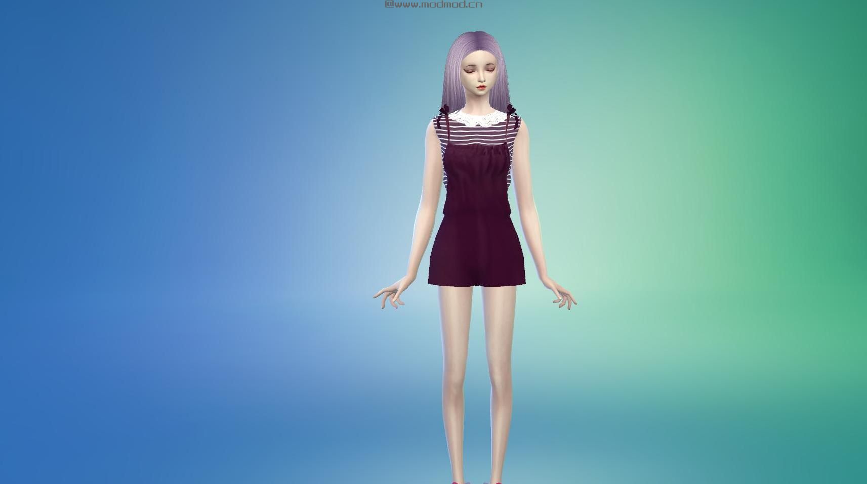 模拟人生4MOD：超美的公主-艾瑟儿和她假装成熟的姐姐-爱葛妮丝！