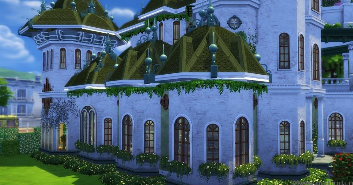 40X30无自定义小型城堡，全复古设计