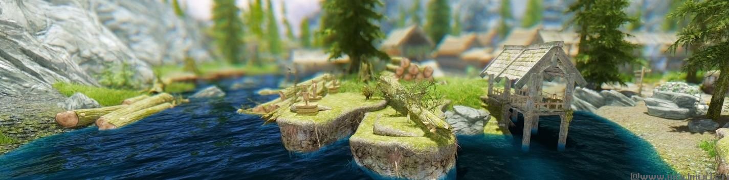 上古卷轴5：天际MOD：咸鱼组原创rubbish citizens ENB，简称RC ENB，319核心，中高配，晒妹风景都适宜