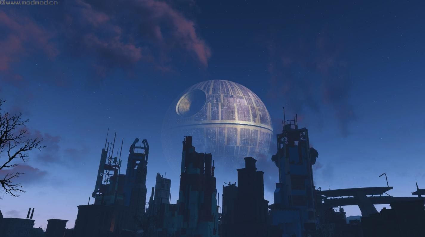 辐射4MOD：Crimsomrider&rsquo;s Death Star (Moon Replacer) V1.1