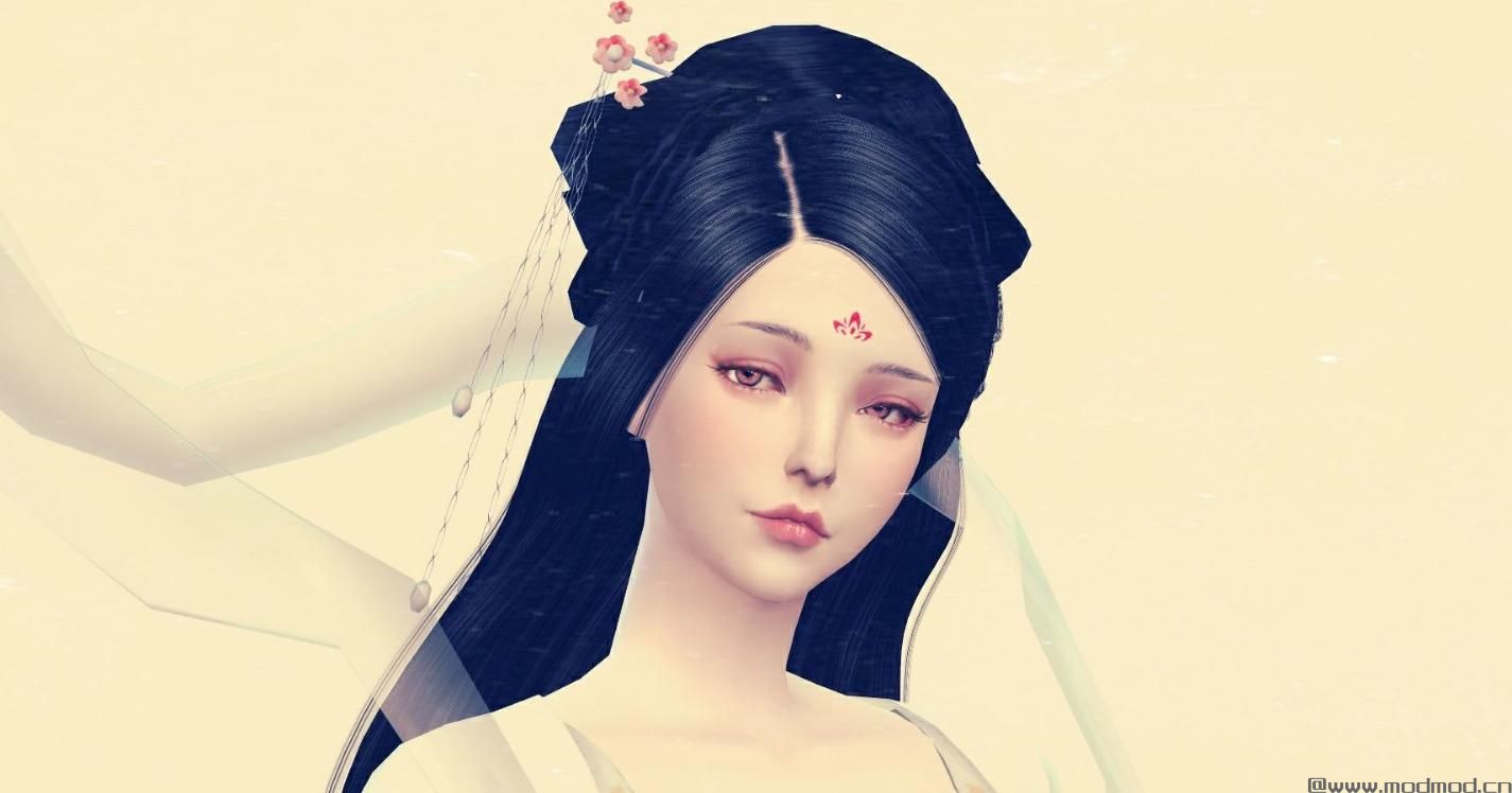 模拟人生4MOD：古风美人 - 有位佳人 在水一方