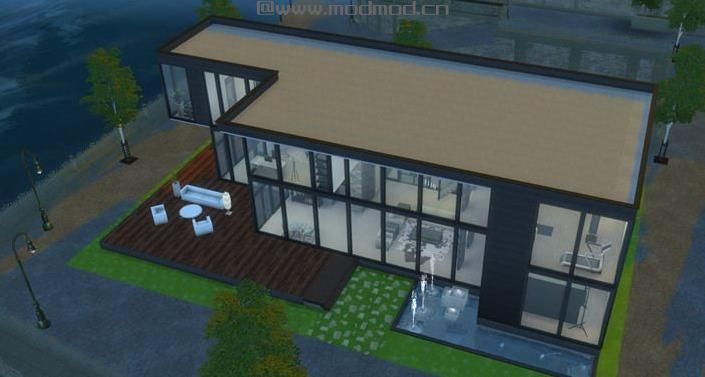 模拟人生4MOD：LANDSCAPE HOUSE