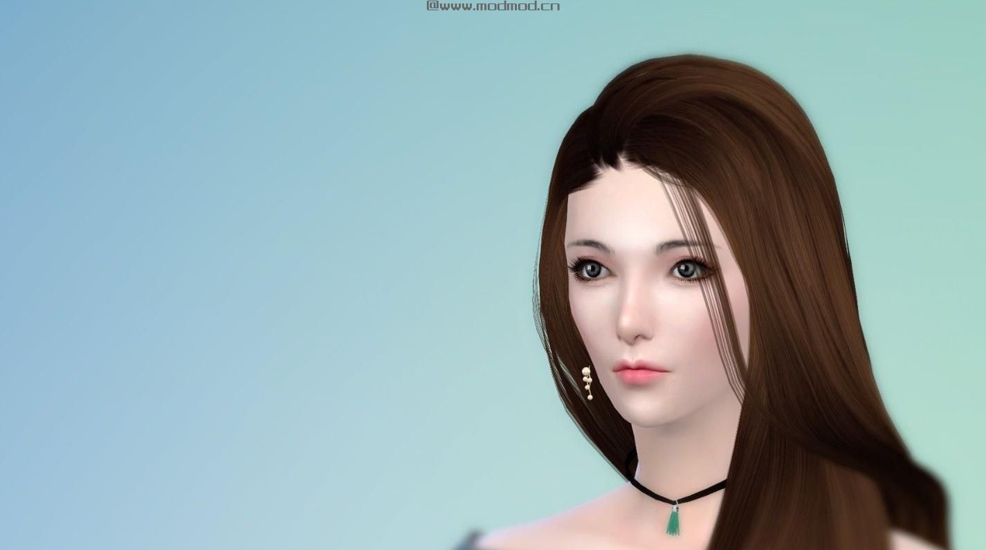 模拟人生4MOD：建房子好辛苦，捏个小人来缓解下，韩系风格妹子一枚，欢迎领回家