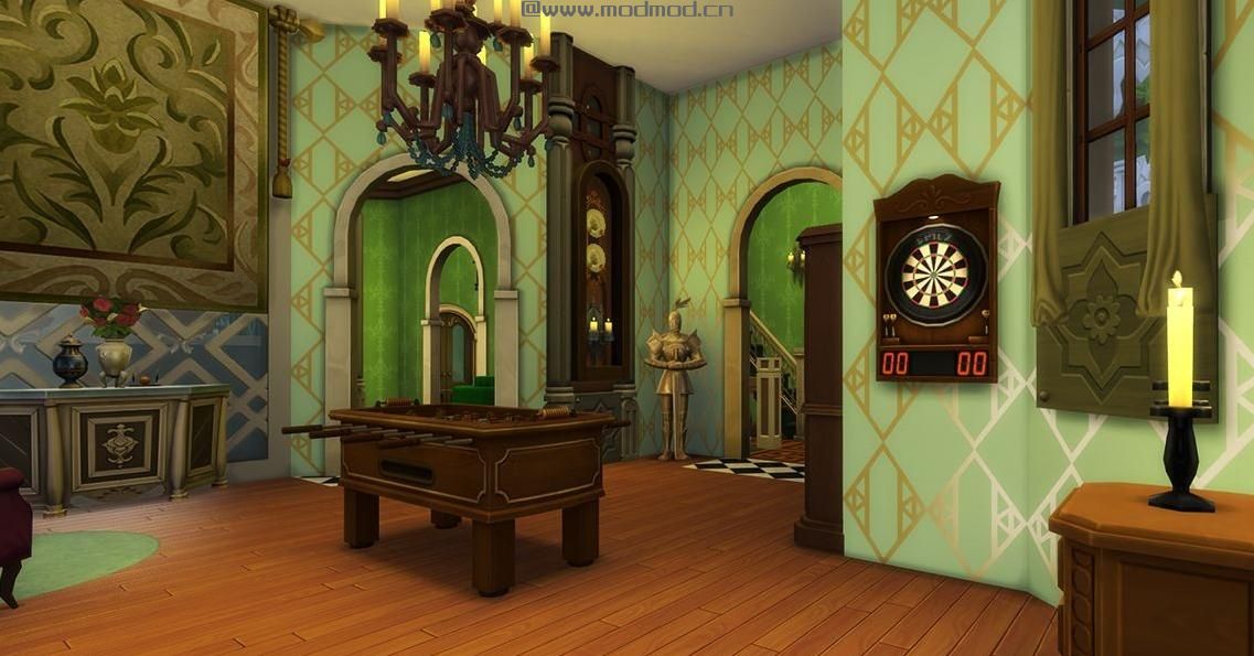 40X30无自定义小型城堡，全复古设计