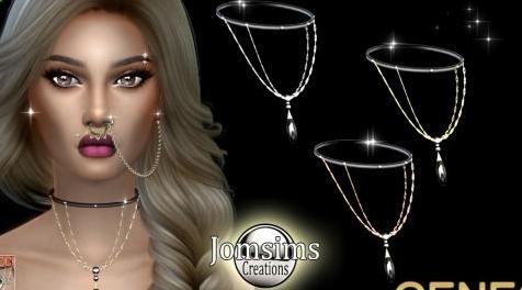 模拟人生4MOD：Jomsims genecci项链