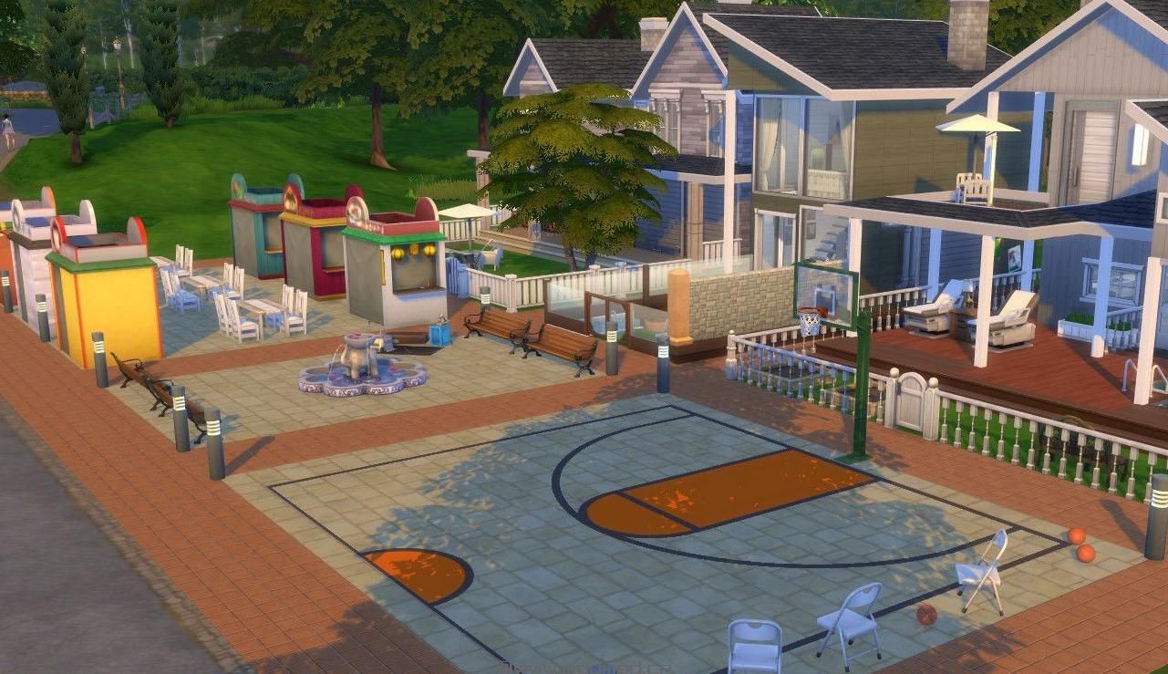【3DM-Sims小组】不必切图，真正的邻里生活，温馨社区，你值得拥有。毕竟我这个只喜欢捏房子的人都在这个社区玩了好几天