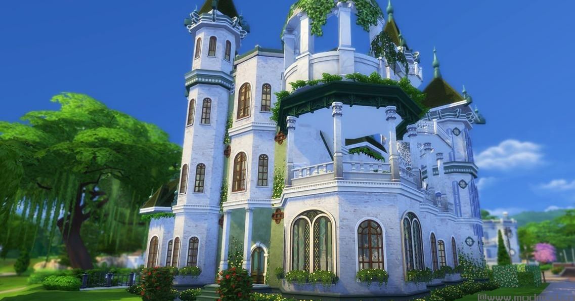 40X30无自定义小型城堡，全复古设计