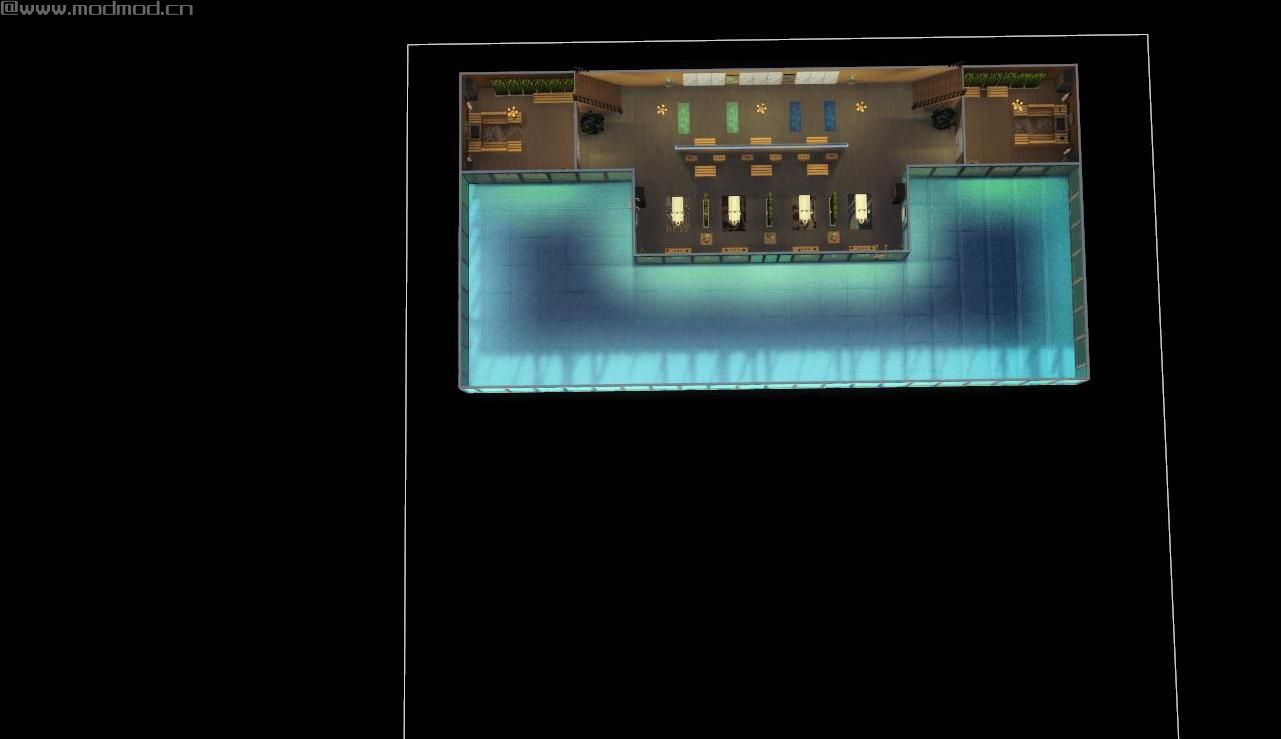 模拟人生4MOD：3DM-Sims小组】柳溪50x50别墅，拥有四辆超级豪车【我是说，玩具车0.0】，无mod，带有超级泳池，金碧辉煌音乐