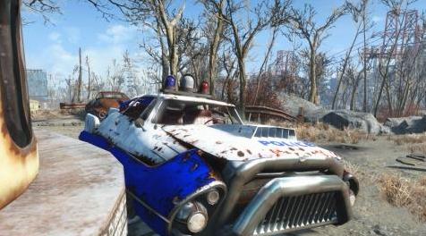 辐射4MOD：30183-警车&mdash;&mdash;Police Car By Mr. Mobius