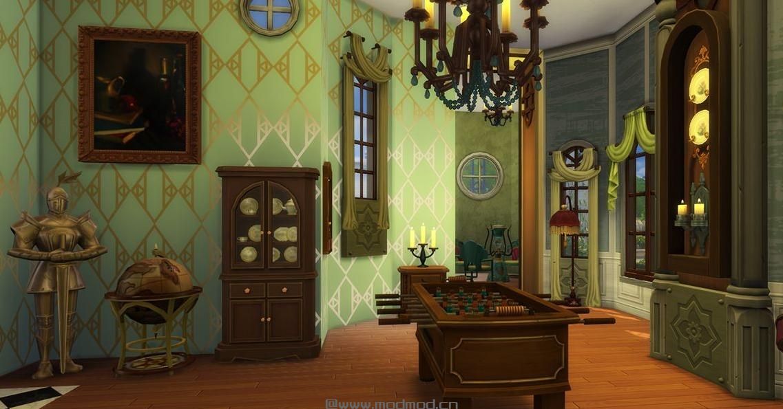 40X30无自定义小型城堡，全复古设计