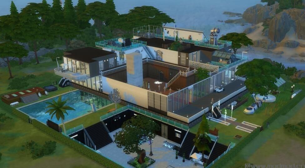 64x64极致奢华海景别墅 