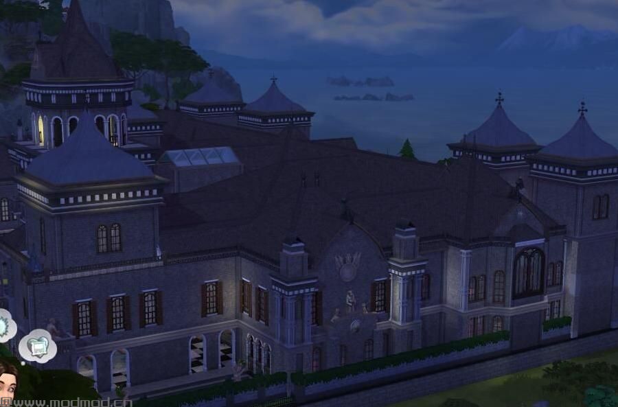 模拟人生4MOD：古墓丽影崛起 劳拉的都会庄园。