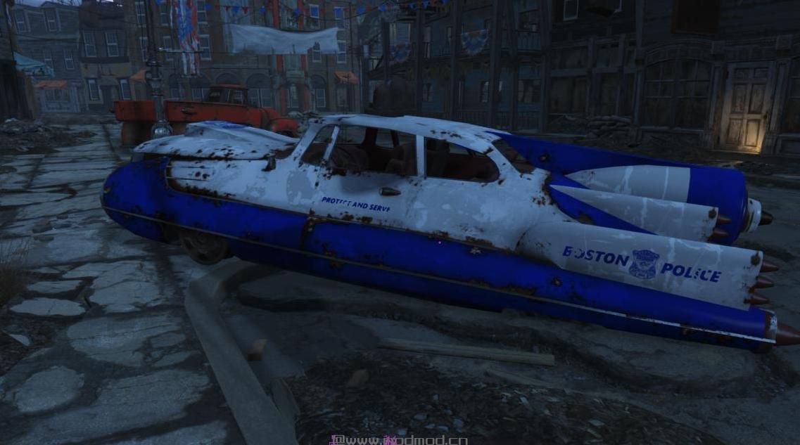 辐射4MOD：30183-警车&mdash;&mdash;Police Car By Mr. Mobius